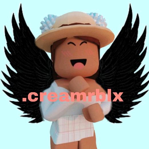 Creamrblx Roblox Tiktok Profile - roblox angel hat