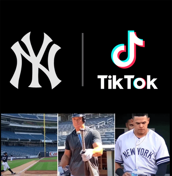 TikTok partners with the New York Yankees to bring "America's favorite pastime" to fans TikTok