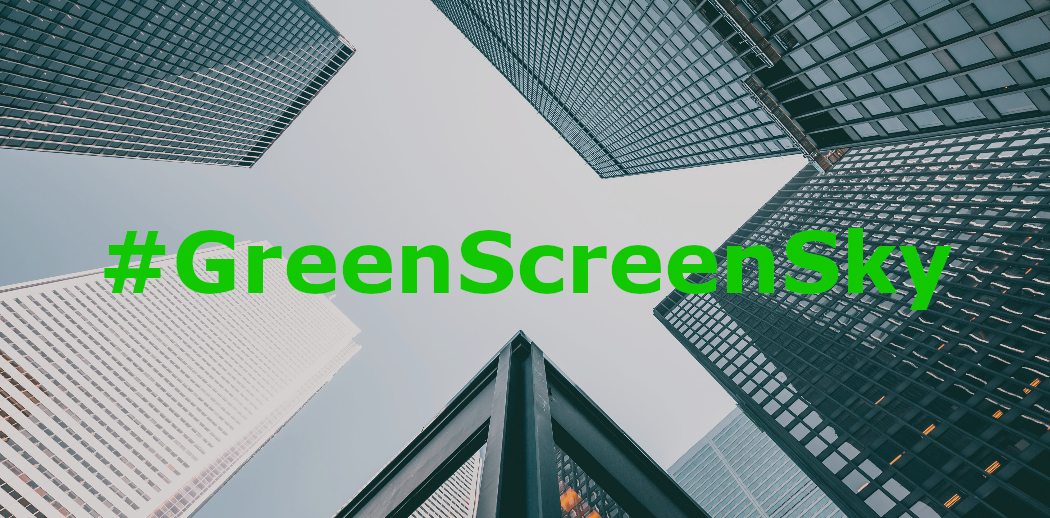 #GreenScreenSky