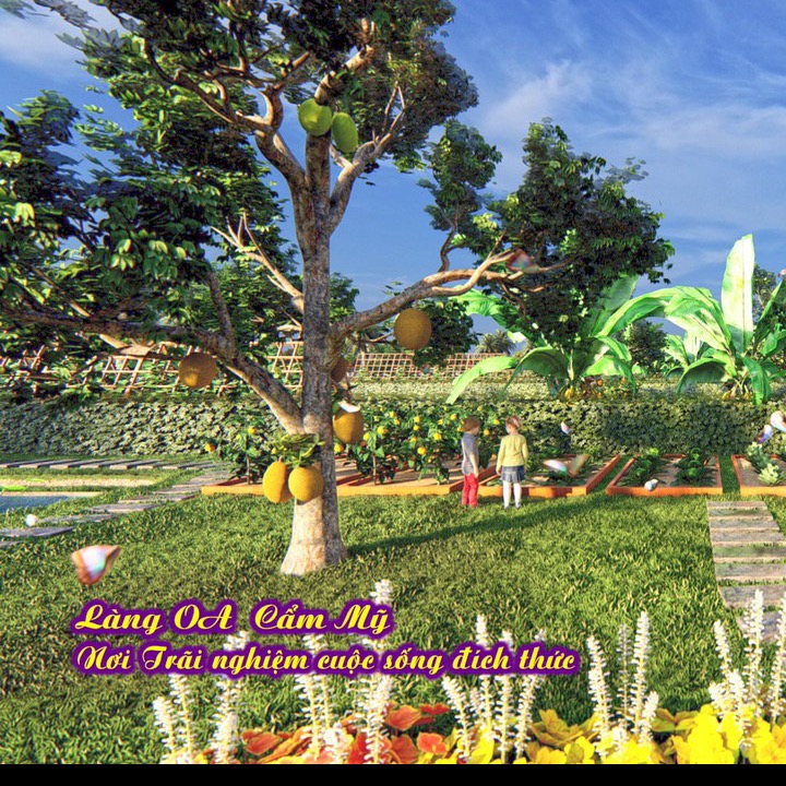 Làng Oa Cẩm Mỹ nhavuon.sinhthai