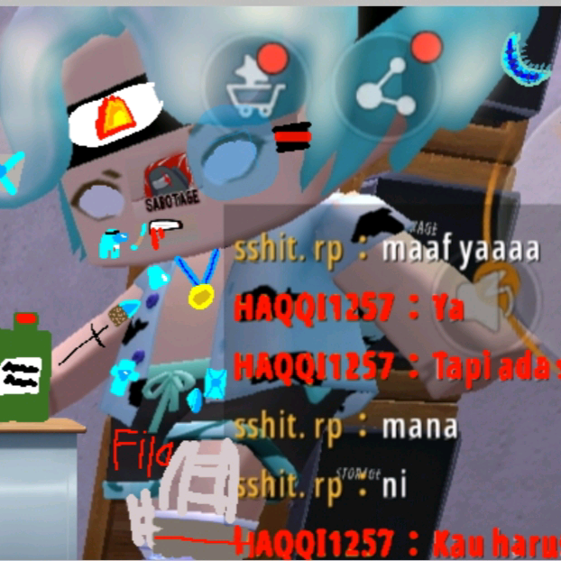 HAQQI1257 herobrine storm mini.world.haqqi1257