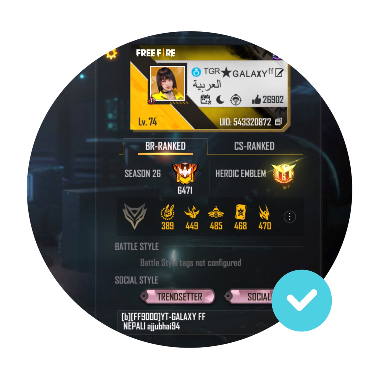 ᵀᴳᴿ★ɢᴀʟᴀxʏᶠᶠ tgrgalaxy